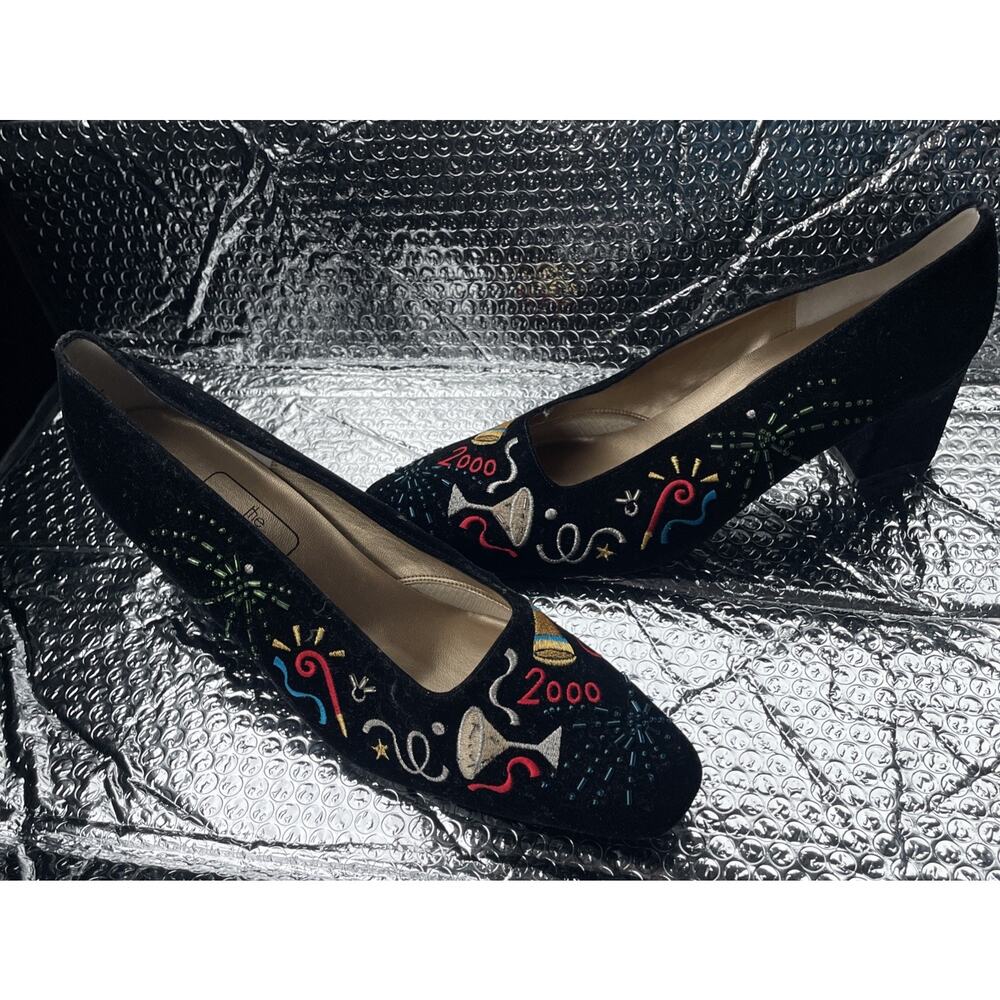 Vintage Touch Of Nina Women’s Shoes 2000 MILLENIUM new year martini 81/2 M